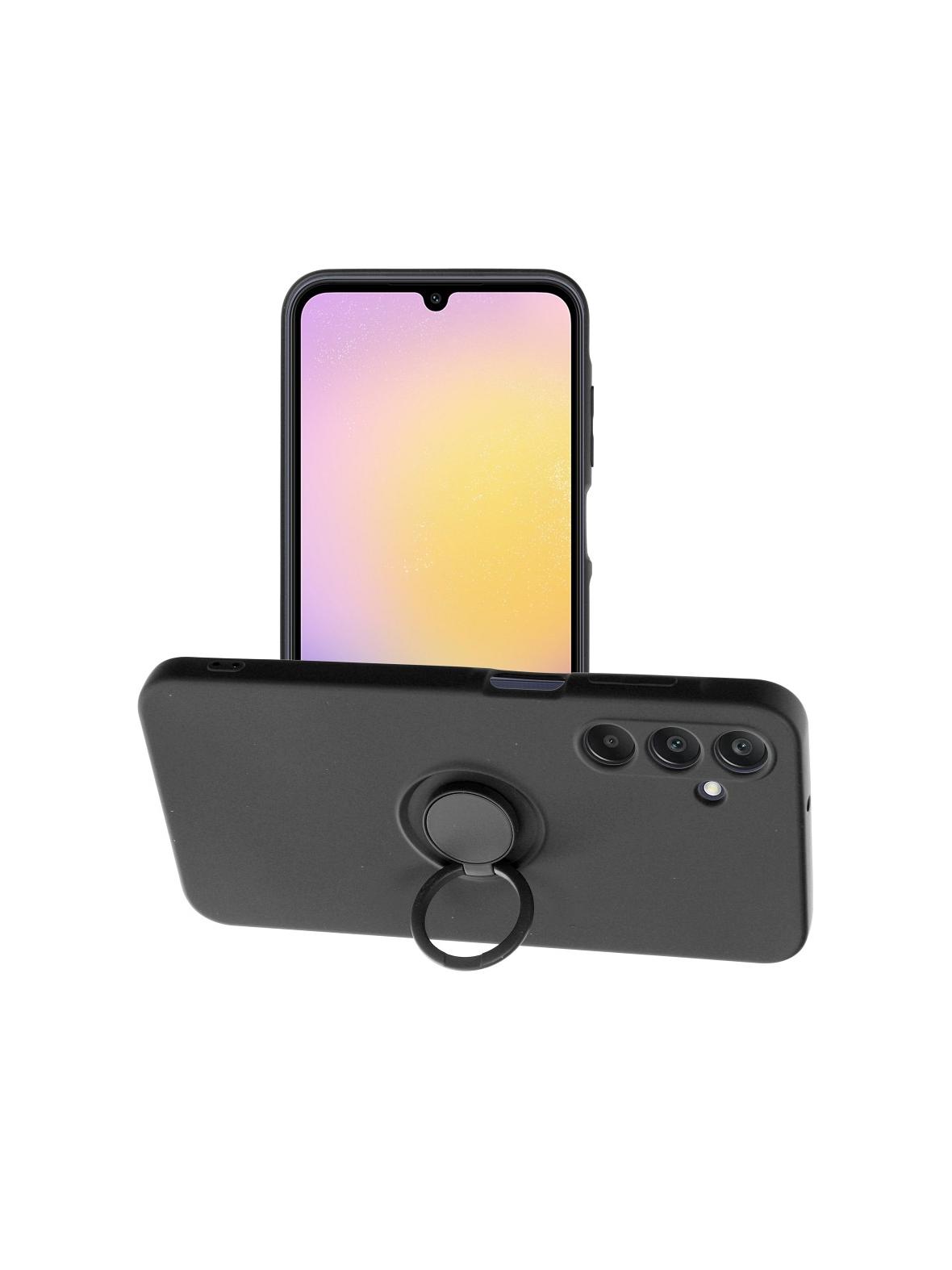 Futerał SILICONE RING do SAMSUNG A25 5G czarny