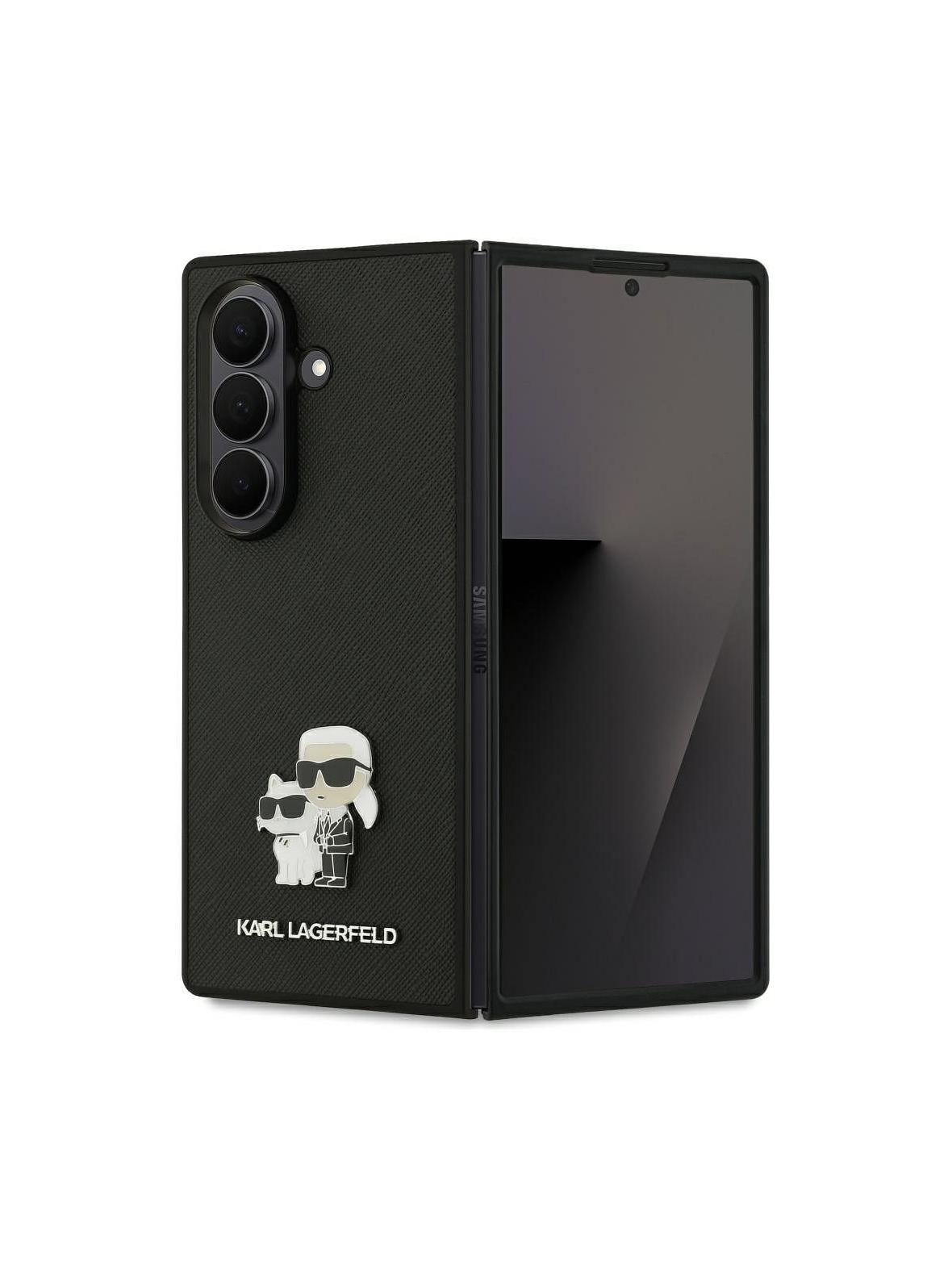KARL LAGERFELD futerał do SAMSUNG Z Fold7 KLHCZFD7SAPKCNPK (Saffiano KC PIN) czarny