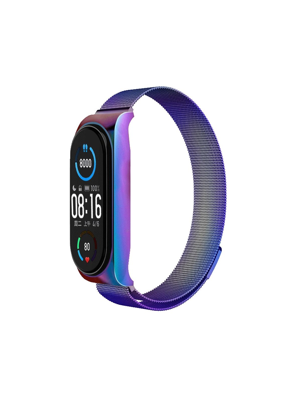 Pasek metalowy METAL do XIAOMI Mi Band 7 wielokolorowy (05)