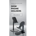 Uchwyty biurkowe na telefon
