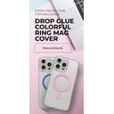 Etui Drop Glue Colorful Ring Mag Cover