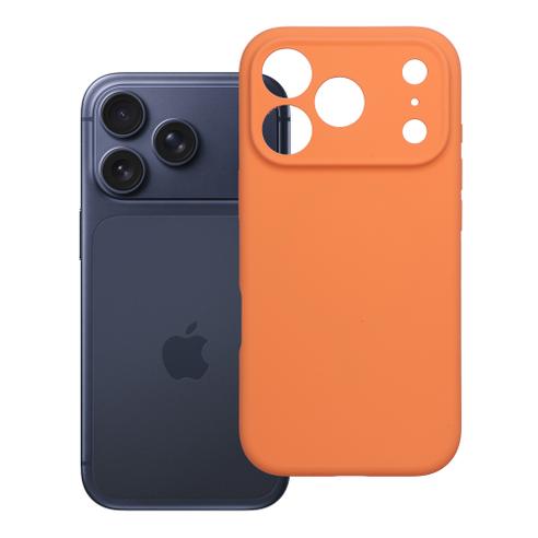Etui na iPhone 17 Pro / 18 Pro (low camera edge) Forcell F-Protect Rubber Premium zgodny z MagSafe orange 0INT