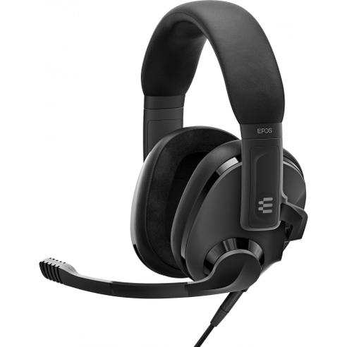 Słuchawki przewodowe nauszne Jack 3,5 mm/USB z mikrofonem Sennheiser EPOS H3 czarne