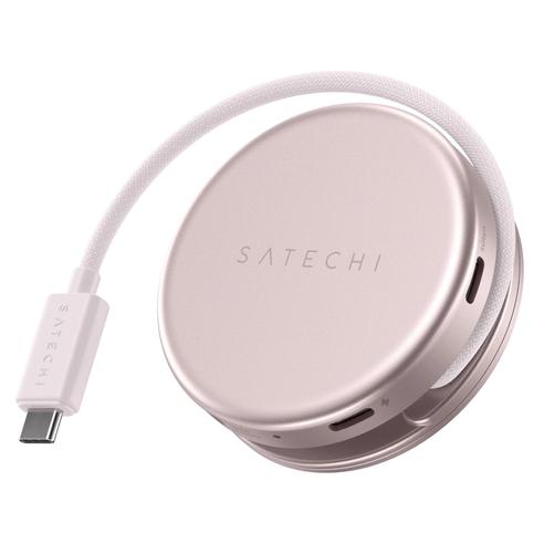 Adapter HUB 5w1 USB C Satechi OntheGo STPOTG5P blush