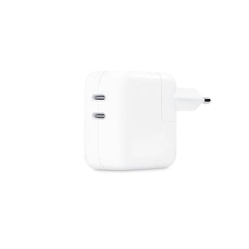 Oryginalna ładowarka sieciowa Apple MW2K3ZM/A 2x Typ C 35W biała blister