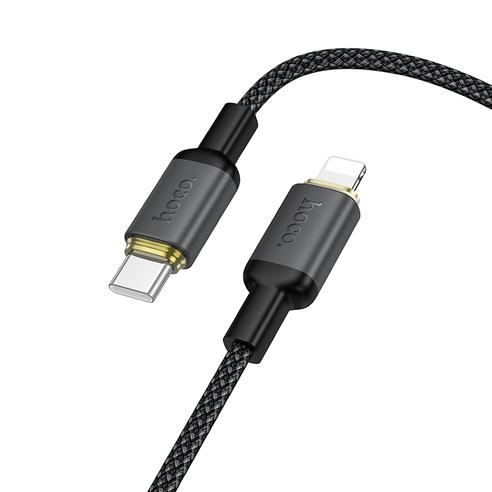 Kabel USB C do Lightning Hoco PD 30W 1 m X128 Benefit czarny