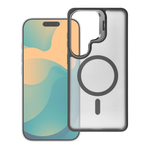 Etui na Samsung A57 Forcell F-Protect Shadow Stand Premium zgodne z MagSafe szary 0INT