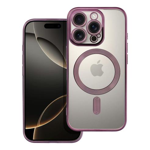 Futerał do iPhone 16 PRO Electro Mag Cover zgodny z MagSafe fioletowy