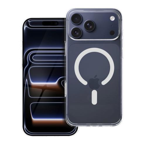Etui na iPhone 17 Pro Max / 18 Pro Max (low camera edge) Forcell F-Protect Clear Hybrid Premium zgodne z MagSafe transparentnene 0INT