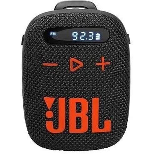 Głośnik bezprzewodowy JBL Wind 3 z uchwytem na kierownicę czarno-pomarańczowy