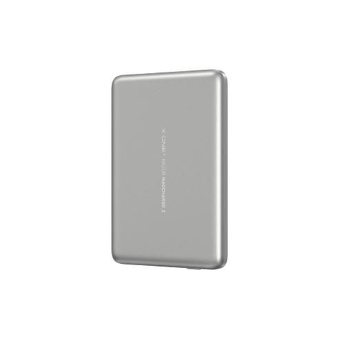 Power bank X-ONE Razor 2 Magcharge Ultraslim (7,6mm) kompatybilny z MagSafe 5000mAh - srebrny