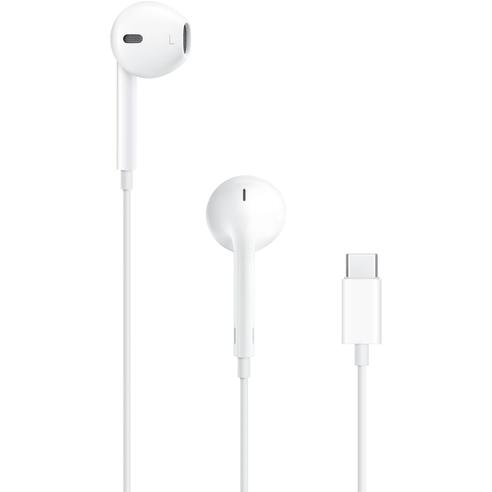 Oryginalne Słuchawki przewodowe douszne Apple A3046 Earpods MYQY3ZM/A USB C blister białe