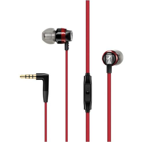 Słuchawki przewodowe douszne Jack 3,5 mm Sennheiser CX 300S czerwone