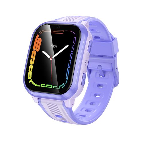 Smartwatch dla dzieci 1,69" 4G GPS z funkcją rozmowy Hoco Y108 fioletowy
