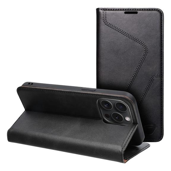 Pokrowiec na iPhone 15 PRO MAX Forcell F-Protect RFID Blocker Book czarny