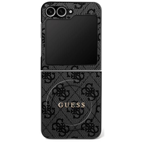 GUESS futerał do SAMSUNG Z FLIP7 kompatybilny z MagSafe GUHMZF7P4MSEGCK (Magnetic 4G PU W/ Classic) czarny