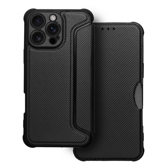 Etui z klapką na iPhone 16 PRO MAX Razor Book czarne