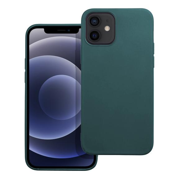 Futerał do iPhone 12 Matt ciemnozielony