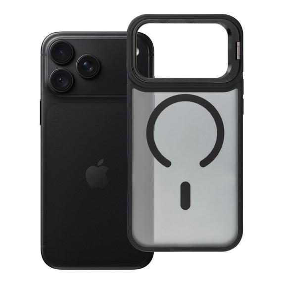 Etui na iPhone 18 Pro Max / 17 Pro Max Forcell F-Protect Shadow Stand Premium zgodne z MagSafe czarne 0INT