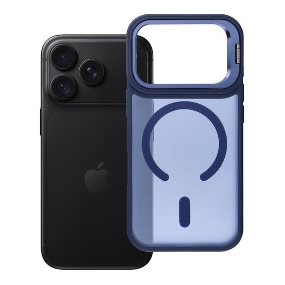 Etui na iPhone 18 Pro / 17 Pro Forcell F-Protect Shadow Stand Premium zgodne z MagSafe granatowe 0INT