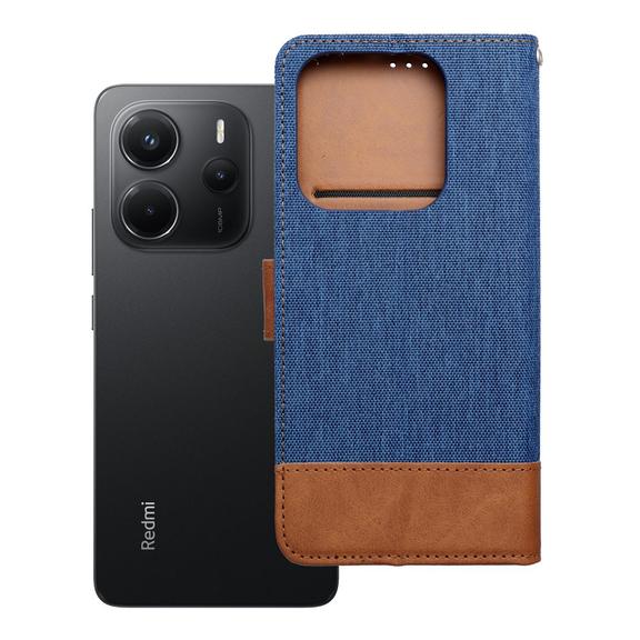 Etui z klapką na Xiaomi Redmi NOTE 14 5G Jeans Book niebieskie