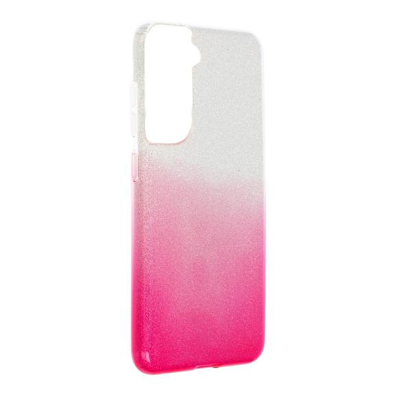 Futerał SHINING do SAMSUNG S21 FE transparentny różowy