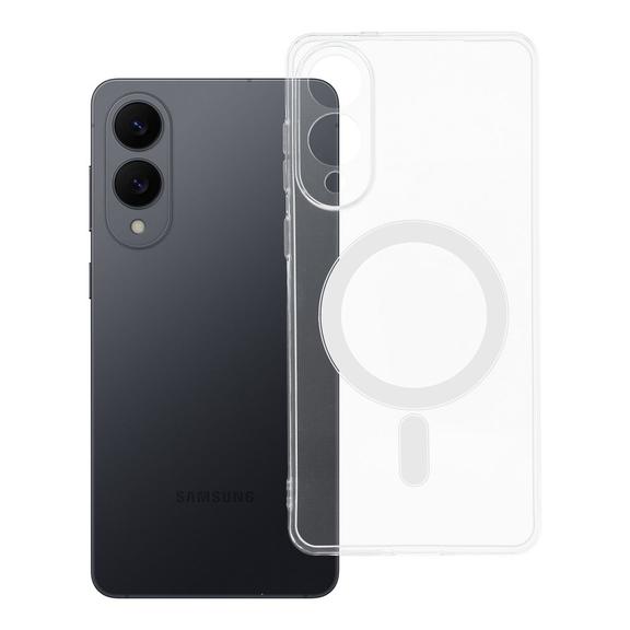 Etui na Samsung S25 EDGE Clear Case 2 mm Mag Cover zgodne z MagSafe (camera protection) transparentne