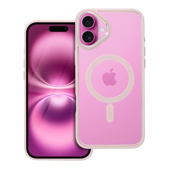 Futerał do iPhone 16 PLUS Color Edge Mag Cover zgodny z MagSafe różowy