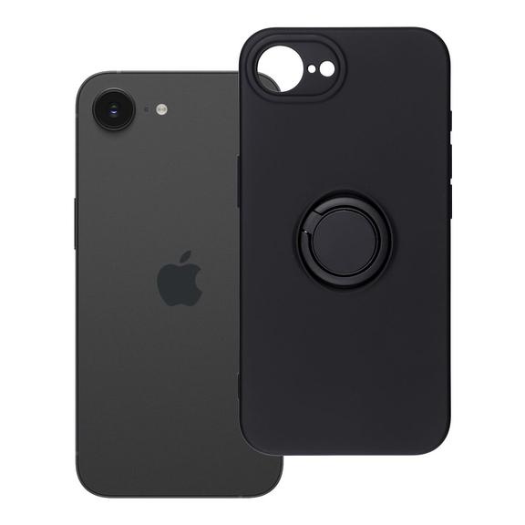 Futerał do iPhone 16e (SE 4 2025) / 17e Silicone Ring czarny