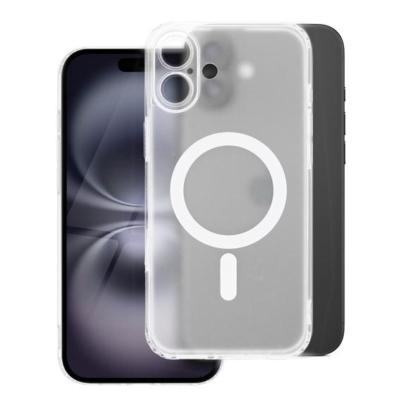 Futerał FROST MAG COVER z ochroną aparatu kompatybilny z MagSafe do IPHONE 15 Pro Max transparentny zmrożony