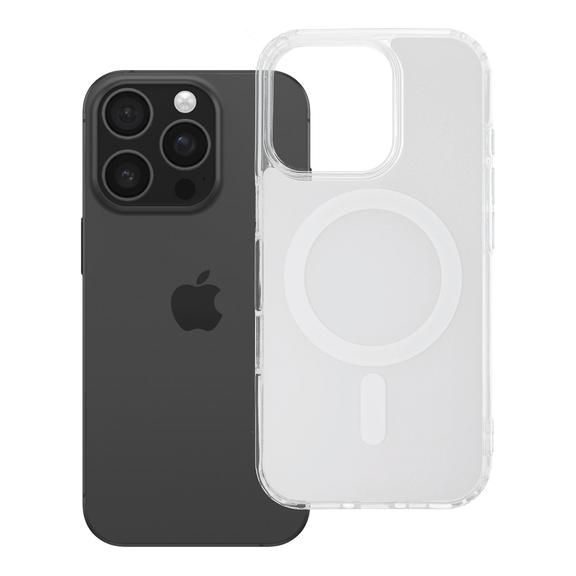 Etui na iPhone 16 PRO Clear Fusion Mag Cover zgodne z MagSafe białe