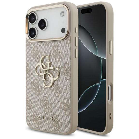 GUESS futerał do IPHONE 18 Pro Max / 17 Pro Max GUE005593 (PU W/ Big 4G Classic Logo) różowy złoty