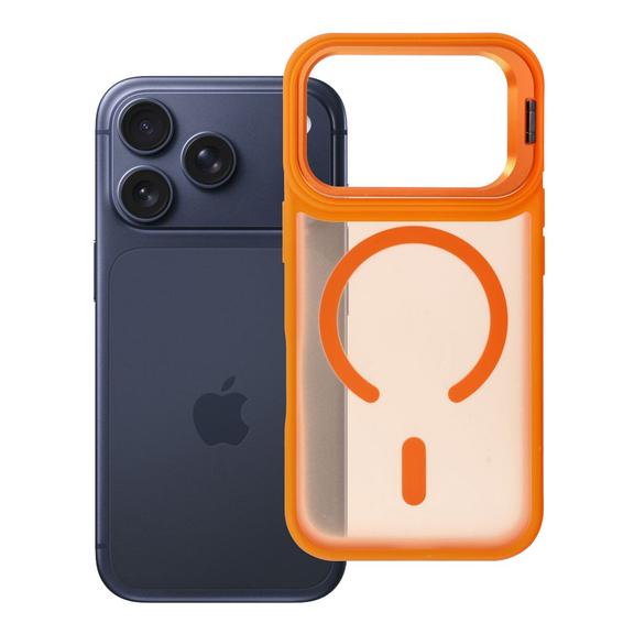 Etui na iPhone 17 Pro / 18 Pro Forcell F-Protect Smoke Hybrid Premium zgodne z MagSafe orange 0INT