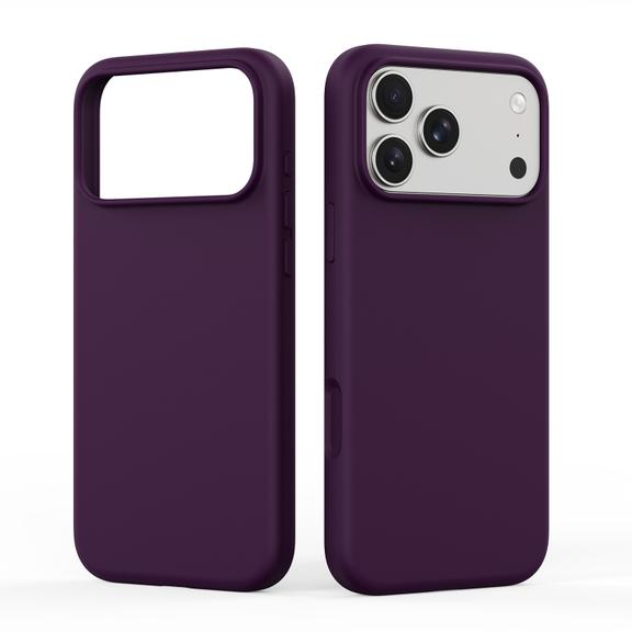 DUX DUCIS futerał PIEL LIQUID SILICONE kompatybilny z MagSafe do iPhone 18 Pro Max/17 Pro Max burgundowy