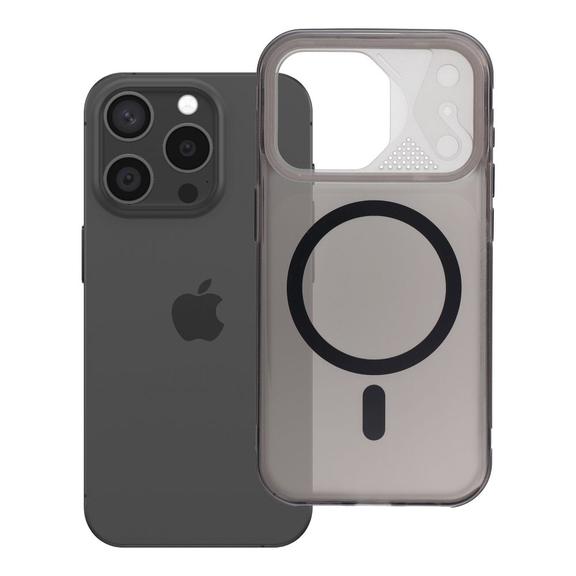 Etui na iPhone 15 PRO Aurora zgodne z MagSafe czarne