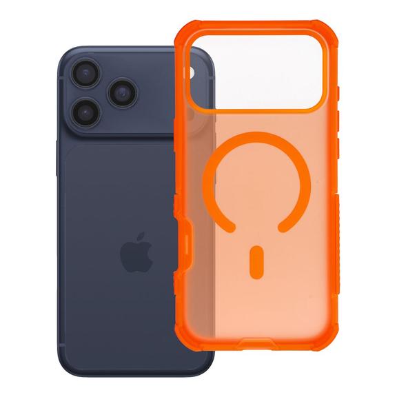 Etui na iPhone 18 Pro Max / 17 Pro Max Forcell F-Protect BumperX Premium zgodne z MagSafe pomarańczowe 0INT