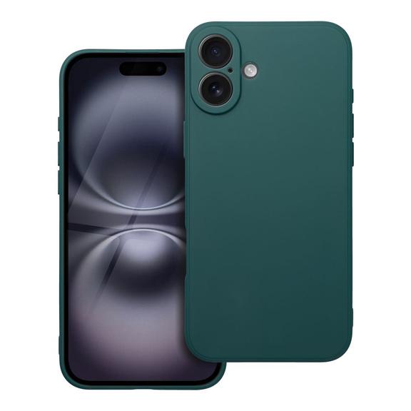 Futerał do iPhone 16 PLUS Matt ciemnozielony