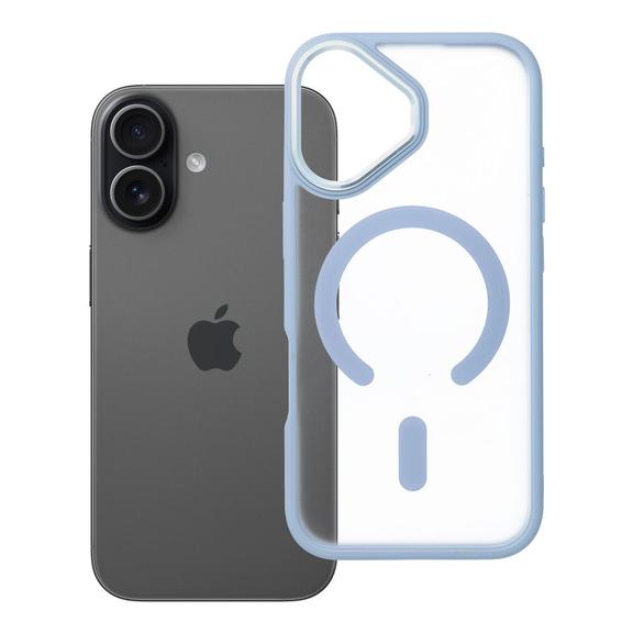 Futerał do iPhone 17 Matte Mag Cover zgodny z MagSafe niebieski
