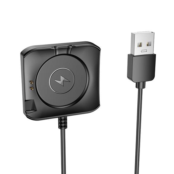 Kabel do ładowania smartwatcha Hoco 0,6 m Y28 czarny