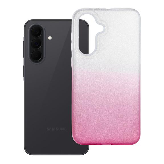 Etui na Samsung A37 5G Shining transparentne różowe