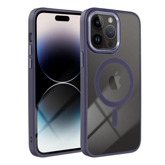 Futerał COLOR EDGE MAG COVER kompatybilny z MagSafe do IPHONE 16e (SE 4 2025) fioletowy