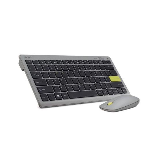 Klawiatura + mysz zestaw bezprzewodowy ACER Vero Combo Antimicrobial szary