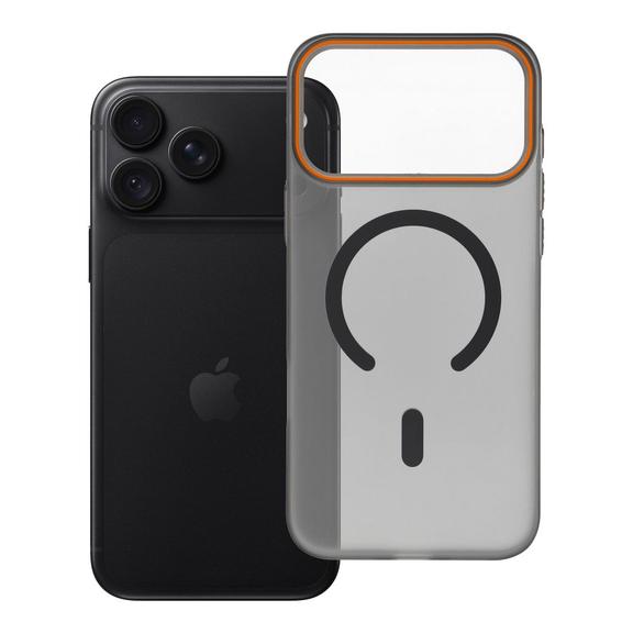 Etui na iPhone 18 Pro Max / 17 Pro Max Go Orange zgodne z MagSafe czarne
