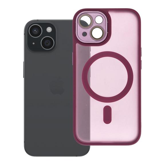 Etui na iPhone 15 Variete Mag Cover zgodne z MagSafe fioletowe
