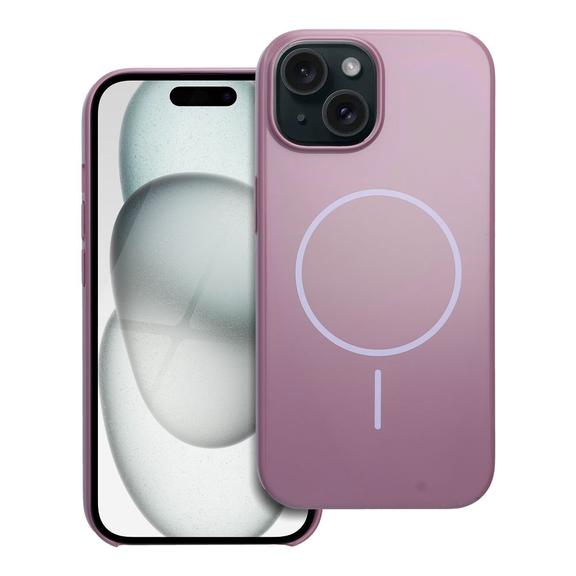 Etui na iPhone 15 Glossy Mag Cover zgodny z MagSafe fioletowe