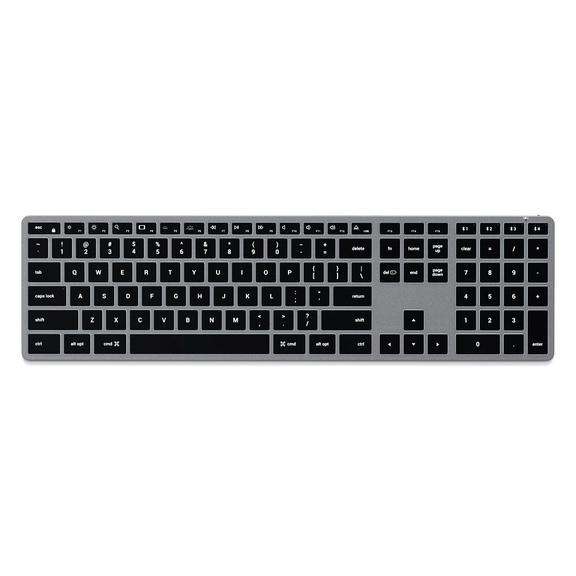 Klawiatura bezprzewodowa QWERTY Satechi Slim X3 ST-BTSX3M szara