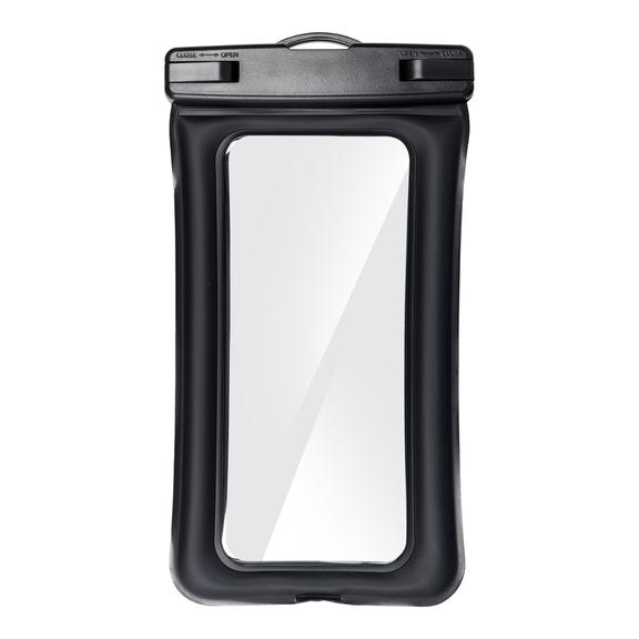 Etui na telefon uniwersalne wodoodporne z plastikowym zamknięciem AIRBAG czarne