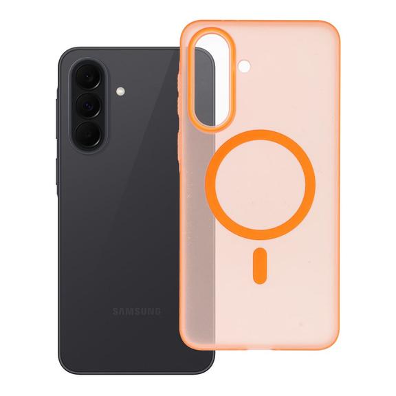 Etui na Samsung A37 Go Orange zgodne z MagSafe pomarańczowe