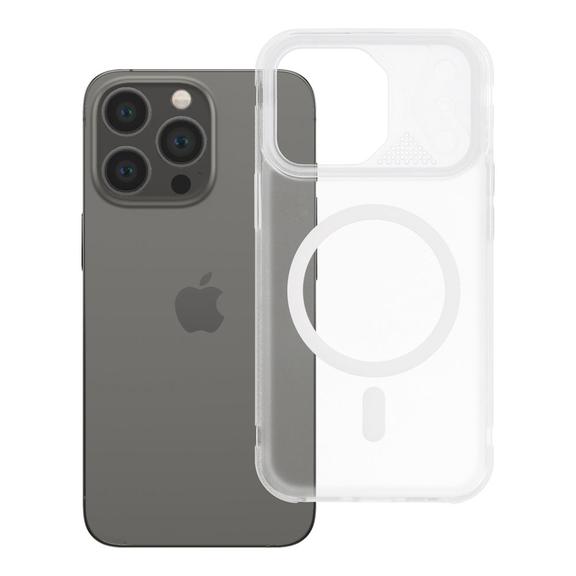 Etui na iPhone 13 PRO Aurora zgodne z MagSafe białe