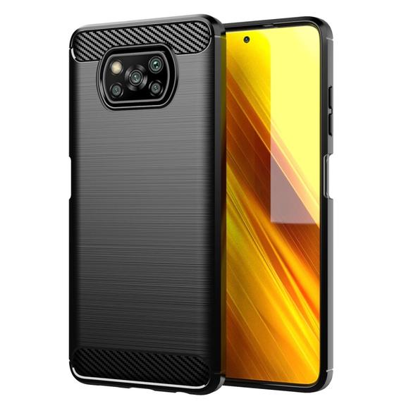 Futerał do Xiaomi Poco X3 Carbon czarny